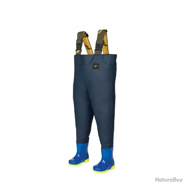 Waders Enfant PVC étanche coton rouge jaune marine 20/21 à 34/35 26 / 27 Bleu marine