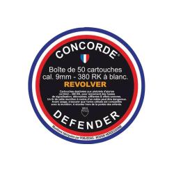 Boîte 50 cartouches à blanc haute qualité 9mm RK pour revolver