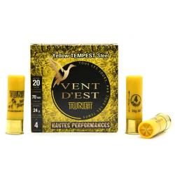 Boite de 25 cartouches BJ 20/70 vent d'est yellow tempest 400m/s 4