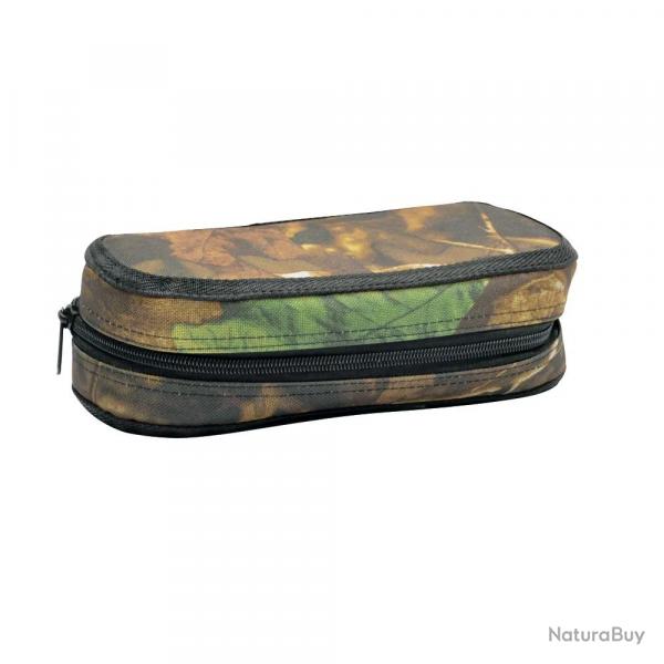 Etui molletonn zip intrieur mousse alvole camo 25x11x8cm 25 x 11 x 8 cm