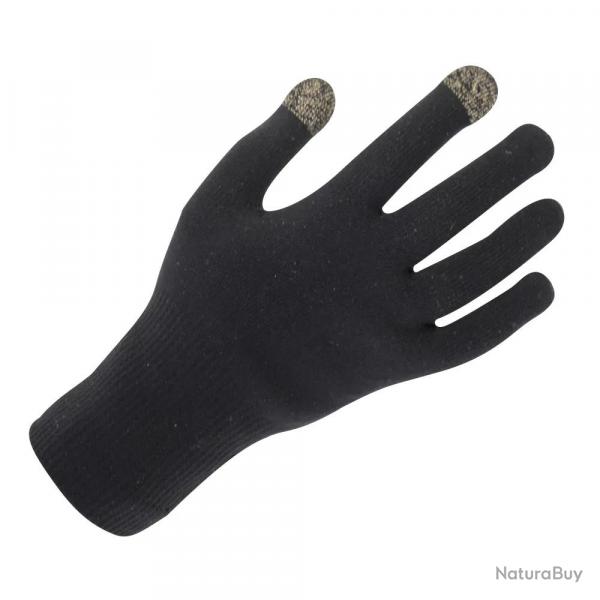 Gants tanches anti transpiration nylon fibres bambou noir 7  9 8