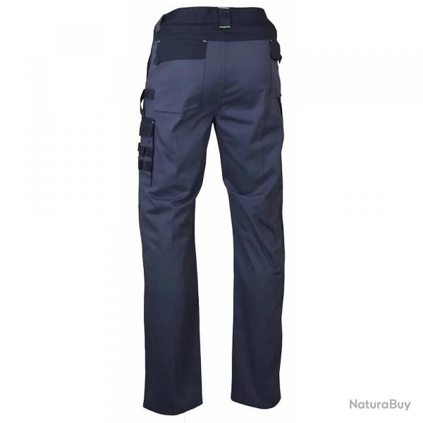 Pantalon Travail multipoches LMA gris et noir T38 à T60 60