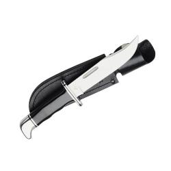 Poignard SPECIAL manche résine noir lame acier 420 15cm