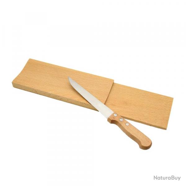 Planche saucisson et couteau