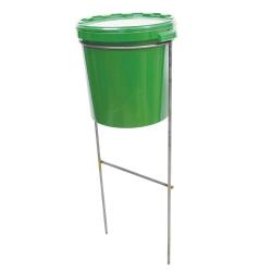 Agrainoir gibier 30L avec pied 106 cm unité ou lot de 10 L'unité Complet