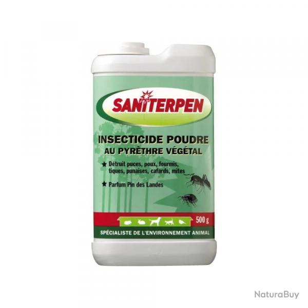 Insecticide poudre pyrèthre végétal 250 ou 500g Saniterpen 250 g