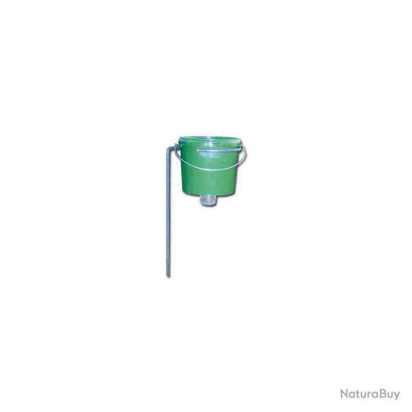 Agrainoir gibier 10L avec ou sans pied 80 cm unit ou lot de 10 L'unit Complet