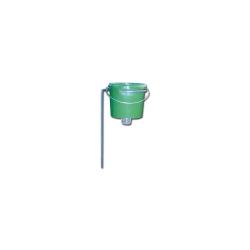 Agrainoir gibier 10L avec ou sans pied 80 cm unité ou lot de 10 L'unité Sans pied