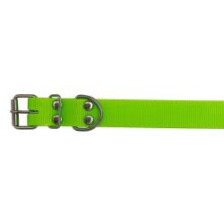 Collier PVC longueur 60 cm largeur 2,5cm 3 couleurs fluo Ajustable Vert fluo