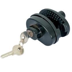 Verrou de pontet à clé rembourrage caoutchouc livré avec 2 clés