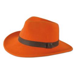 Chapeau Woolchap réglable feutre laine déperlante orange M à XL M