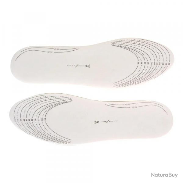 Semelles dcoupables mmoire de forme mousse viscolastique