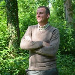 Pull Vincennes col V brun M