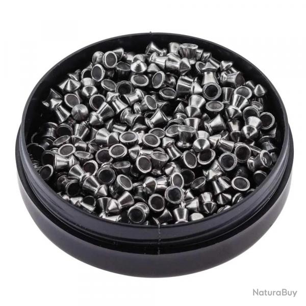 Boite de 500 plombs Black ops soul tête pointue cal 4,5mm