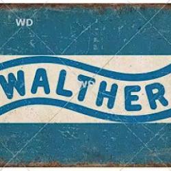 Plaque décorative vintage walther V2 LIVRAISON GRATUITE