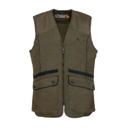 Gilet de chasse Grouse 8 poches coton polyester kaki S à 3XL