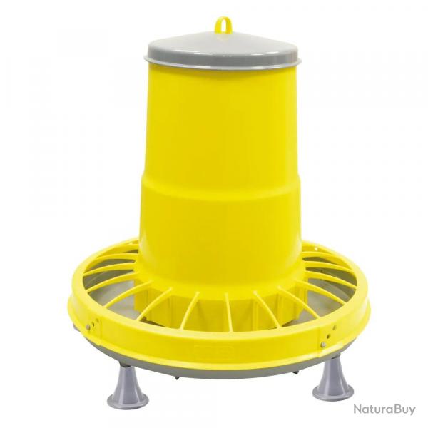 Mangeoire trémie plastique volaille anti gaspillage 12 ou 22L 12 L