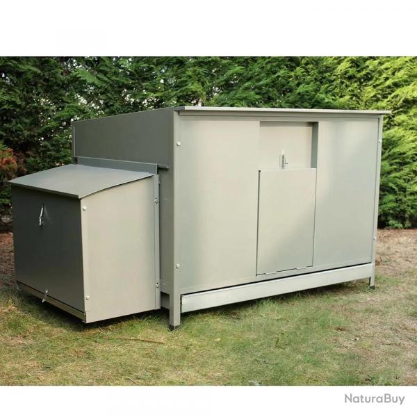 Poulailler mtal galvanis Vert 100 X 70 X 40 cm 2  4 poules