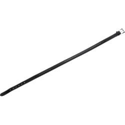 Ceinture d'équitation en cuir Noir 70 cm