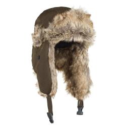 Chapka Swedteam Crest Pilot fourrure kaki