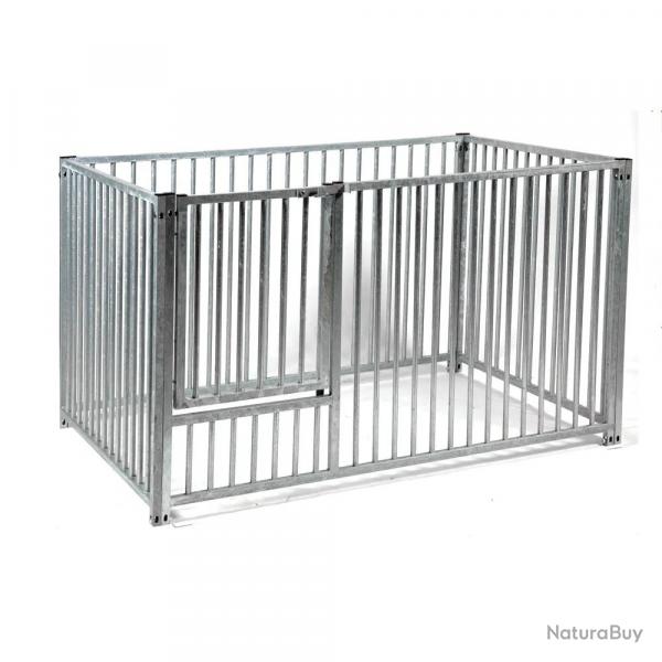 Panneau galva parc chiot et petites races Hauteur 95 cm avec et sans porte Sans porte 1,5 m