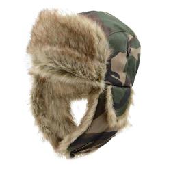 Chapka scratch et boutons nylon fourrure synthétique camo 55 à 61 57