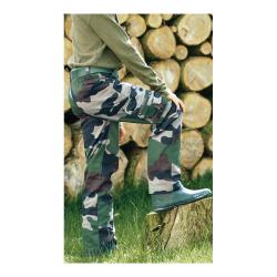 Pantalon enfant treillis 6 poches coton camo 6 à 14 ans 10 ans