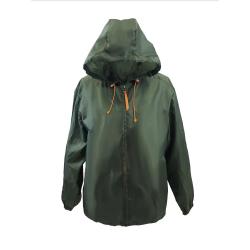 Coupe vent déperlant manches longues polyester kaki S à 3XL L / XL