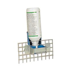 Abreuvoir porte bouteille lot de 2 fixation cage - galvanisé