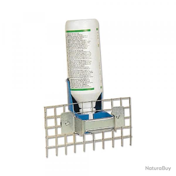 Abreuvoir porte bouteille lot de 2 fixation cage - galvanis