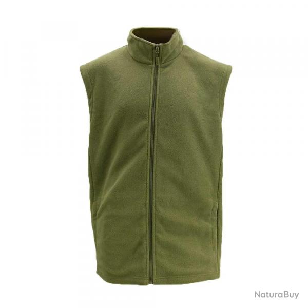 Veste polaire kaki sans manches L / XL