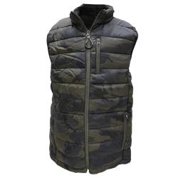 Gilet matelassé enfant trek déperlant polyamide camo 6 à 16 ans 12 ans