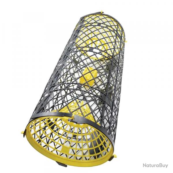 Nasse à écrevisses plastifiée 50 cm Diam 30 cm 2 entrées