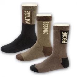 Lot de 3 chaussettes de chasse 39 - 42