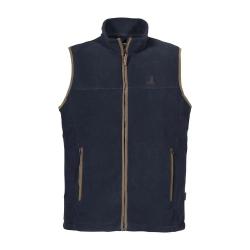 Gilet polaire sans manche homme Scotland polyester marine S à 4XL