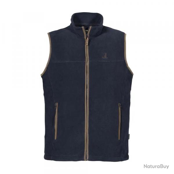 Gilet polaire sans manche homme Scotland polyester marine S à 4XL