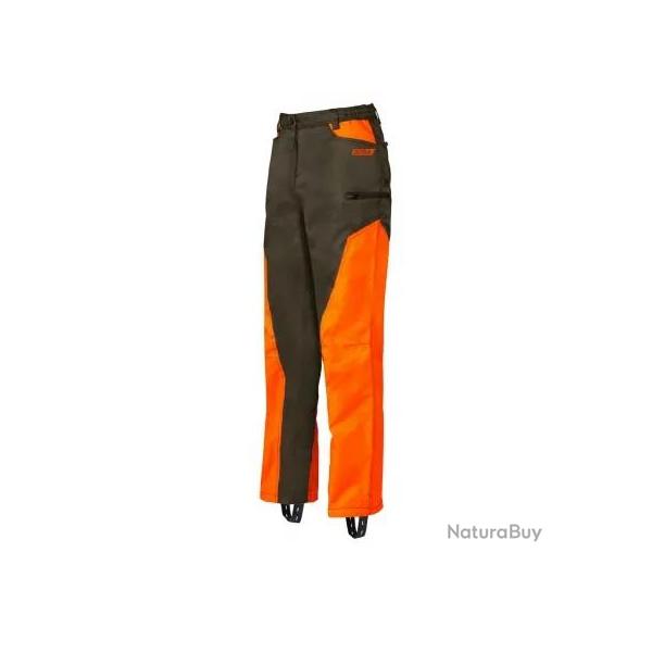 Pantalon de traque imperméable Verney Carron Attila kaki orange 54