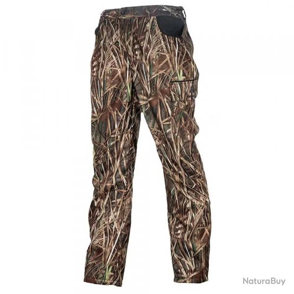 Pantalon chaud doublé polaire Treeland® camouflage roseaux Duck Pant