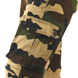 Pantalon treillis 6 poches homme 3 en 1 coton camo 38 à 66 48