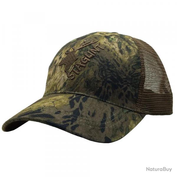 Casquette STAGUNT brode polyester camo Wild Cap kaki