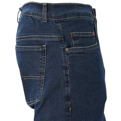 Jeans coupe droite Andrew 5 poches coton bleu moyen 40 à 54