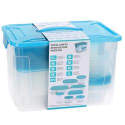 100 Boîtes de rangement plastique plusieurs tailles