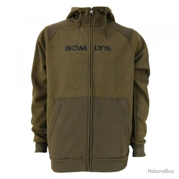 Sweat  capuche marron de taille S  3XL XL