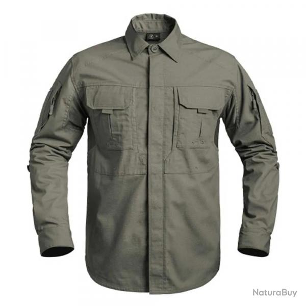 Chemise Fighter renforcée respirant coton polyester kaki M à 3XL 3XL