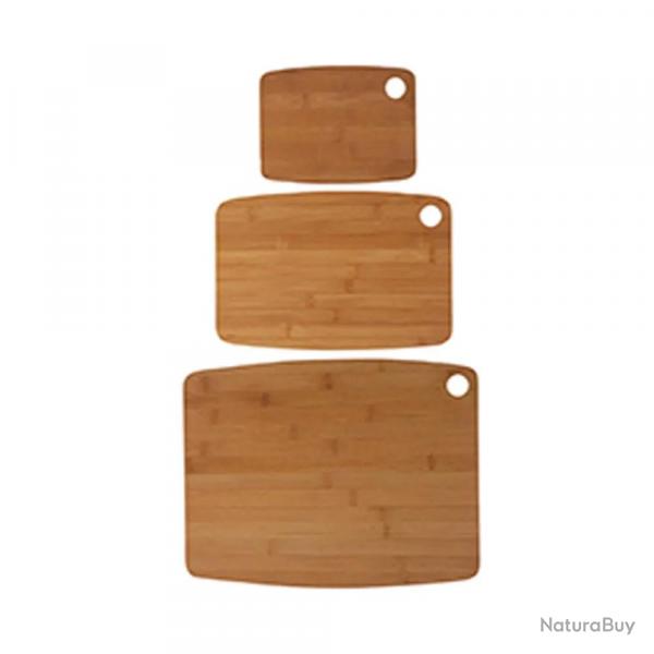 3 Planches à découper bambou 3 tailles