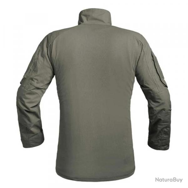 Chemise Ubas Fighter col montant zip coton polyester kaki M  3XL M