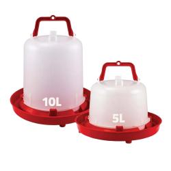 Abreuvoir plastique poule premium robuste avec poignée 5 ou 10 L 10 L