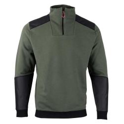 Sweat camionneur homme Barbade kaki de M à 3XL L