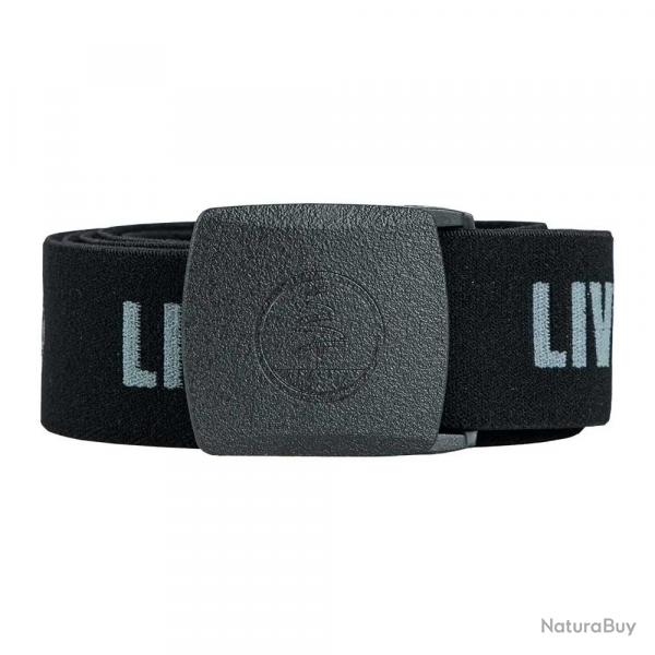 Ceinture lastique Harpon noir 130 cm