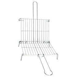 Grille double galvanisé deux volets acier zinc 45x50 cm